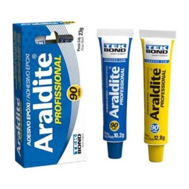 Imagem de Adesivo Epóxi Araldite Profissional Bisnaga Tekbond 23g - Tek Bond