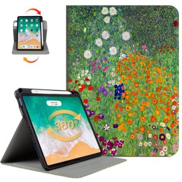 Imagem de Vimorco Capa para iPad Air de 11 polegadas, para iPad Air 5ª/4ª geração, capas de 10,9 polegadas, capa para iPad Pro de 11 polegadas, 4ª/3ª/2ª/1ª geração, suporte giratório de lápis de 360 graus, 4