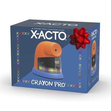 Imagem de Afiador elétrico X-ACTO Crayon Pro, motor automático SafeStart, ótimo para uso doméstico ou escolar