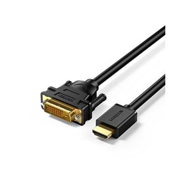 Imagem de UGREEN Cabo HDMI DVI 1080p Full HD HDMI macho para DVI macho adaptador bidirecional compatível com PS4 PS3 Xbox One Xbox 360 TV Box HDTV PC Ultrabook Blu Ray Player (2M)