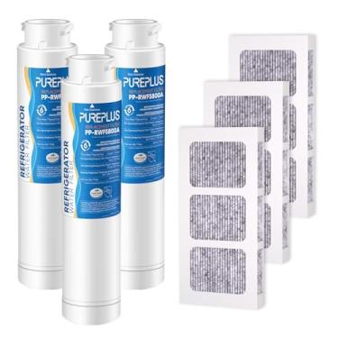 Imagem de PUREPLUS Filtro de ar do filtro de água do refrigerador EPTWFU01, compatível com Frigidaire EWF02, GP006, Pure Source Ultra II, RWF5800A, 3ack