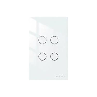 Imagem de Interruptor Inteligente 4 Botões | WIFI BETAHOME (Branco)