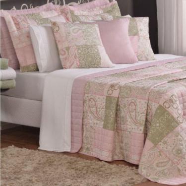 Imagem de Cobre Leito Queen Top Line Estampado 180 Fios 3 Peças - Loire