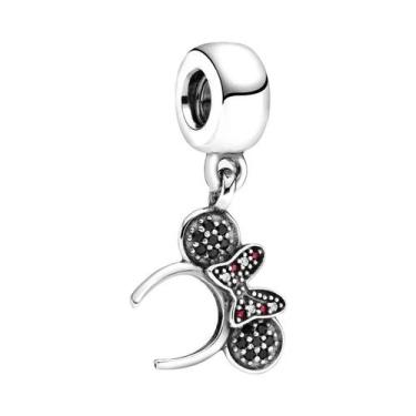 Imagem de Charm De Prata Esterlina 925 Da Disney Para Pulseira Mickey Minnie, Be