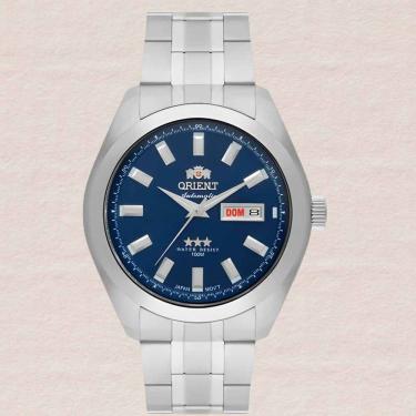 Imagem de Relógio Orient Masculino Automático Prata 3 Estrelas 469SS075NH D1SX