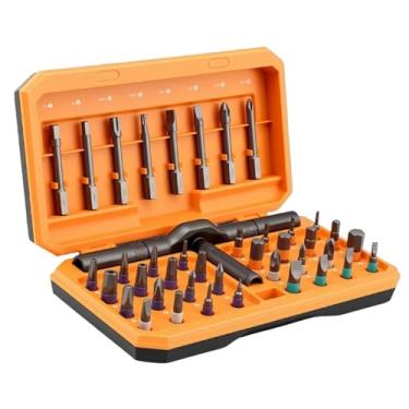 Imagem de Conjunto de chaves de fenda magnética 42 em 1, conjunto de chaves de fenda compacto, conjunto de chaves de fenda catraca DIY, adequado para reparar computadores, óculos, bicicletas, campainhas e