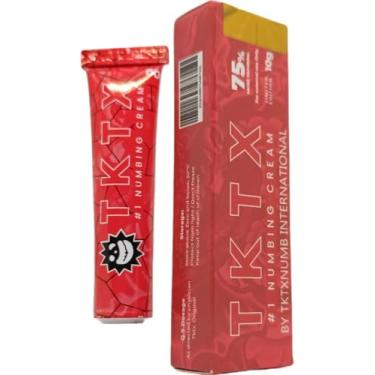 Imagem de Pomada Tatuagem e estética TK-TX NUMBING Vermelha 75% 10G