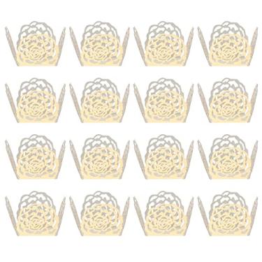 Imagem de Alipis Caixas de macaron 50 peças de embalagens de trufas de papel copos de chocolate e doces para muffins copos de cupcake mini copos de sobremesa de papel para muffins cupcakes doces mini lanches