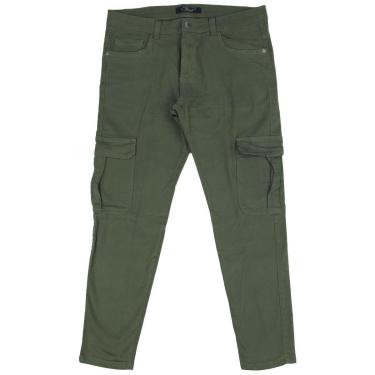 Imagem de Calça Cargo Rock Soda Fit Street Verde - Masculino-Masculino