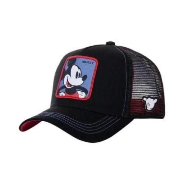 Imagem de Boné De Algodão Unissex Disney Mickey Minnie Donald Duck Estilo Hiphop