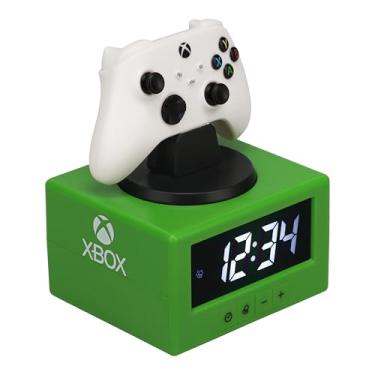 Imagem de Paladone Despertador digital controlador Xbox com função de luz noturna, decoração de quarto e jogos oficialmente licenciados para crianças adultos meninos homens presentes para jogadores