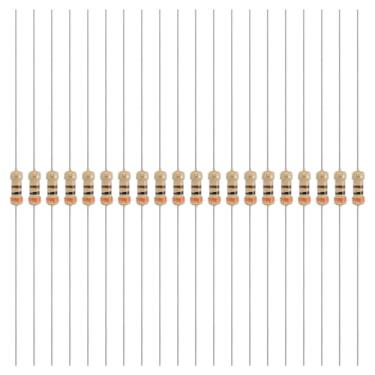 Imagem de YOKIVE 200 peças 1/4W (0,25 Watts) 300 Ohm 5% de resistor de filme de carbono, resistor fixo único de filme de carbono | Ótimo para dispositivos eletrônicos DIY, placas de circuito, sensores