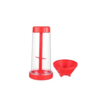 Imagem de Peneira com Misturador Manual para Tapioca, Plástico, 500g, 23cm Altura x 11cm Diâmetro, Cores Sortidas