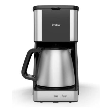 Imagem de Cafeteira Philco Pcf40c Inox 40 Cafezinhos 1,6l 950w Cor Preto 110v