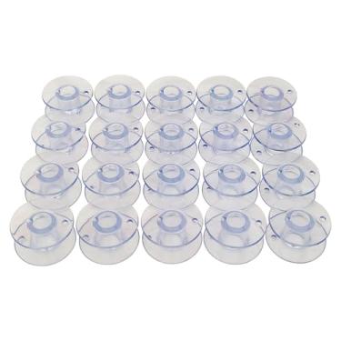 Imagem de Bobinas de plástico para máquina de costura Singer Heavy Duty 44S 4411, 4423, 4452, 5511, 5523, 5532 (20 peças)