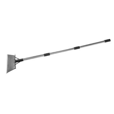 Imagem de KUIDAMOS Pá Plana de Jardim, pá de Limpeza de Aço Inoxidável Resistente para Remoção de Neve, Adequada para Todas As Idades