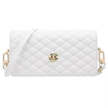 Imagem de AJDJTEN Capa carteira transversal para celular Samsung Galaxy Z Fold 3 4 5 6 7, capa de couro PU mini bolsa com alça ajustável, suporte para cartão, fecho magnético, capa de telefone para Flod 3 4 5 6