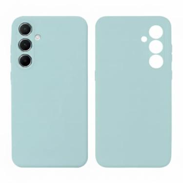 Imagem de Capa TPU Silicone Premium Compatível Smsung Galaxy A15 com Proteção Completa e Forro Aveludado (Azul bebê)