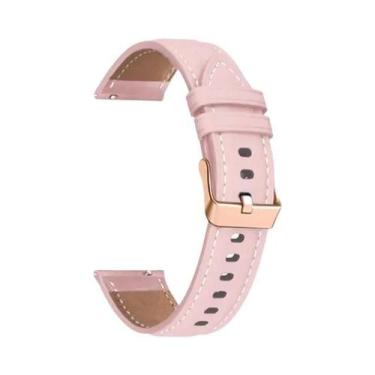 Imagem de Pulseira De Couro De 20mm Para Smartwatch Amazfit GTS 4 2 GTS 3 2E GTR