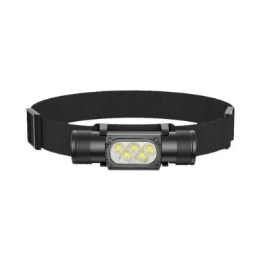 Imagem de Lanterna De Cabeça Mini LED Branca 1920LM 7000-8000K Tipo-C USB Com Me