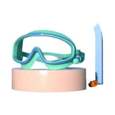 Imagem de Óculos De Natação Para Crianças Com Lentes Grandes Para Meninos E Meni