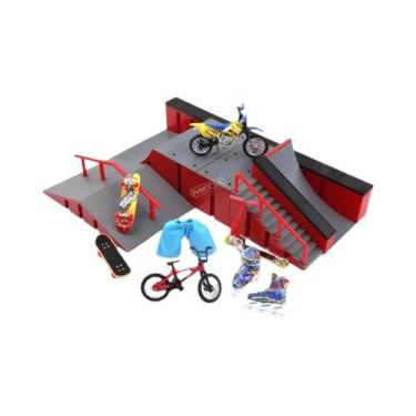 Imagem de Mini Rampas De Skate Para Dedos, Pistas, Escadas E Rampas, Combinação 