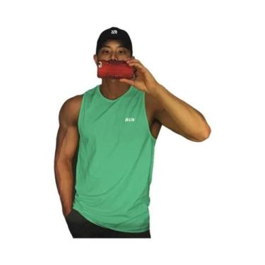 Imagem de Camiseta Regata Masculina De Verão Respirável Sem Mangas Para Academia