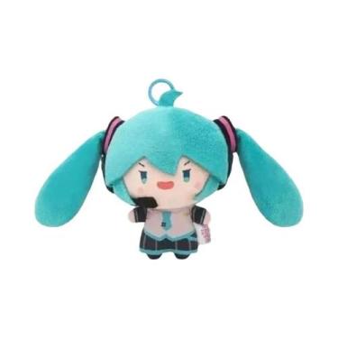 Imagem de Boneca De Pelúcia Hatsune Miku Com Dupla Rabo De Cavalo, Pingente Orna