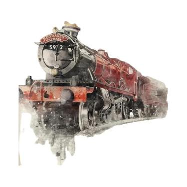 Imagem de Pôster De Lona Para Quarto Infantil, Castelo De Hogwarts, Casa De Abób