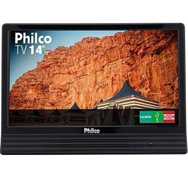 Imagem de TV Led 14" HD, Philco PH14E10D, Preto