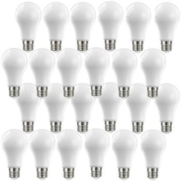Imagem de Satco (Pacote com 24) Lâmpadas de filamento LED reguláveis, S12434, alto lúmens, 13,5 watts, A19; branco macio; base média; 3000K; 90 CRI; 120 volts para uso residencial, hotelaria, display e comercial