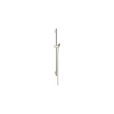 Imagem de hansgrohe Wallbar S, barra de parede minimalista de 60,96 cm com ajuste de altura fácil em níquel polido, 28632830