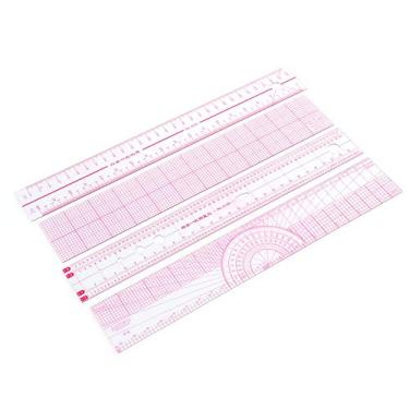 Imagem de Acouto Conjunto de Régua Francesa Conjunto de Régua de Costura Multifuncional Design de Moda Ilustração Ferramentas de Medição de Roupas de Réguas de Costura Padrão - Artes, Artesanato e / /