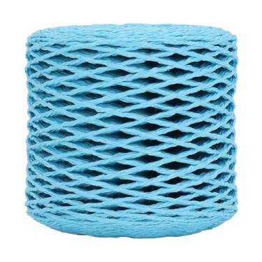 Imagem de Cuofyunl corda de papel de ráfia 218 jardas 2mm de espessura fita de ráfia diy corda de ráfia para crochê artesanato embalagem