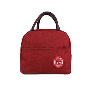 Imagem de Bolsa de Almoço Isolada Bolsas Térmicas Bento Portátil com Zíper e Estampa Desenho Animado