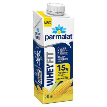 Imagem de Bebida Láctea Sabor Milho Verde Wheyfit Parmalat 250ml - Parmalac