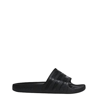 Imagem de Adidas Adilette Aqua Chinelo unissex, Black/White/Black, 11