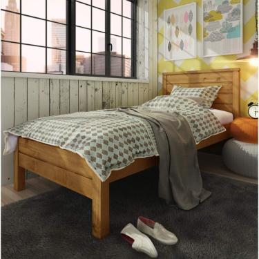 Imagem de Cama de Solteiro em Madeira Maciça Madma Artemobili Garapa