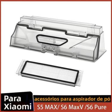 Imagem de Caixa De Poeira Para Aspirador Xiaomi Roborock S5 MAX S6 MaxV S6 Pure 