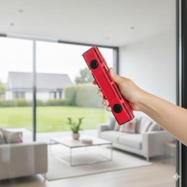 Imagem de Limpa Vidros Magnético Janela Box Rodo Mágico Duplo Lado com Imã