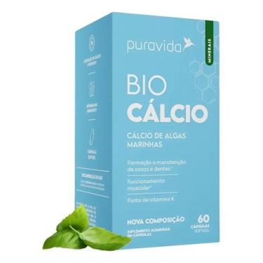 Imagem de Bio Cálcio 60 Cápsulas Sem Sabor - pura vida