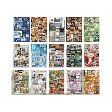 Imagem de Adesivos Decorativos DIY Estilo Japonês, 30 Folhas, Memórias Do Milêni