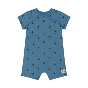 Imagem de Macaquinho Bebê Algodão Estampado Quimby-Masculino