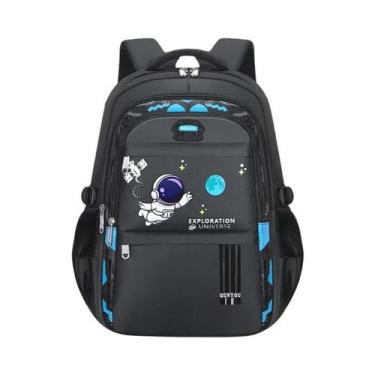 Imagem de Mochila Infantil Astronauta Para Meninos, Impermeável, Bolsa Escolar P