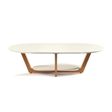 Imagem de Mesa de Centro Elegance Off White Nature - Rede Móveis