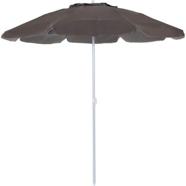 Imagem de Guarda Sol Articulado 2,0 M Bagum Alumínio Marrom Vareta Fibra 10712 Bel