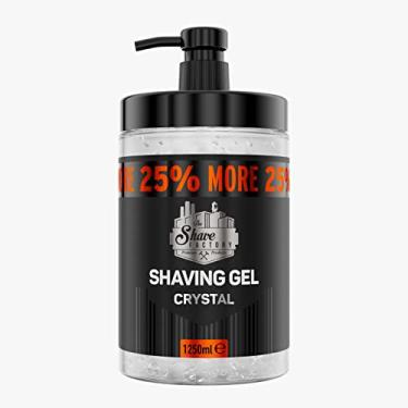 Imagem de the shave factory - Gel De Barbear, Não Irritante, Preciso Para Rosto E Corpo, Homens, Hidrata A Pele, 1250Ml (42,25 Fl Oz.) (Cristal)