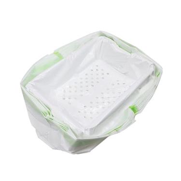 Imagem de Saco de areia para gatos com 7 peças | Saco de lixo para animais de estimação sem colher | Saco de lixo para gatos | Material de limpeza de animais de estimação | Saco descartável para resíduos de