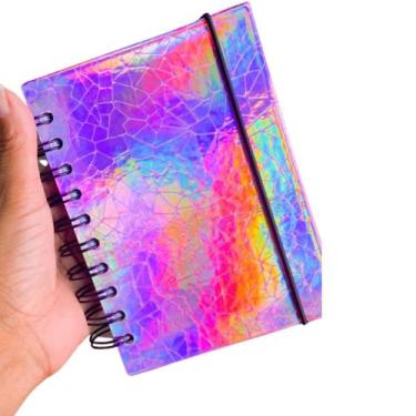 Imagem de Agenda Permanente Holografica 11cm x 15cm - Win Paper, Rosa