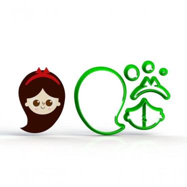 Imagem de Cortador Sítio Do Pica Pau Amarelo - Narizinho Tamanho 5 Cm